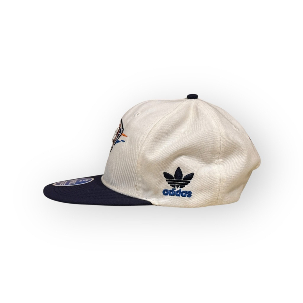 2013 Adidas Oklahoma City Thunder NBA Snapback Hat White/Navy Embroidered Logo - Picture 3 of 11